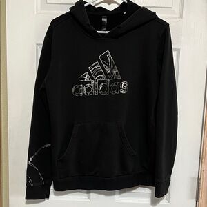 Adidas Black Hoodie with Logo